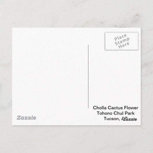 咲き誇る胆汁 ポストカード (裏面)