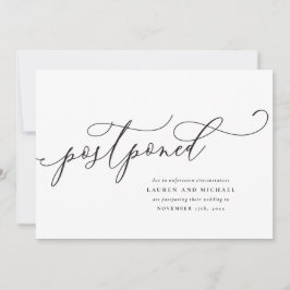 咲き誇る脚本、延期　日程を変更せよ 案内状