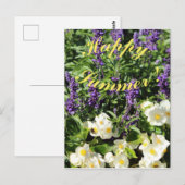 咲き誇る花びら ポストカード (正面/裏面)