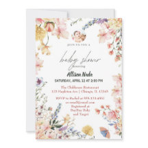 咲き誇る花 赤ちゃんの歓迎