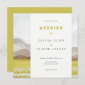 咲き誇る草原のウェディング 招待状 (正面/裏面)