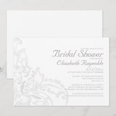 咲き誇る ブライダルシャワーの招待状 招待状 (正面/裏面)