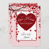 咲くお洒落ハートバレンタイン (正面/裏面)