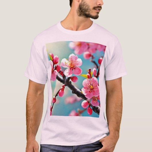 咲くさくらんぼの春 Tシャツ (正面)