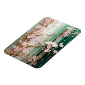 咲くさくらんぼ花の壁 マグネット (左側)