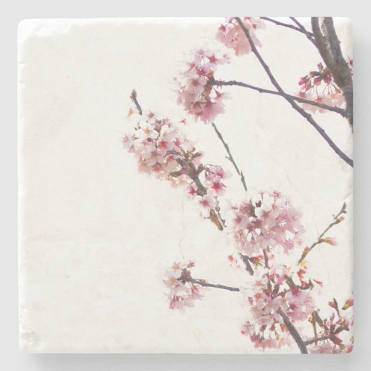 咲くさくらんぼ ストーンコースター (正面)