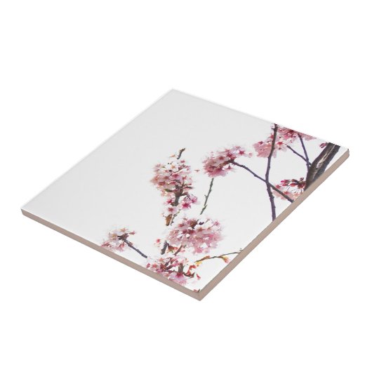 咲くさくらんぼ タイル (側面)