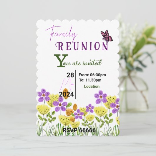 咲くつながり 招待状 (スタンド正面)