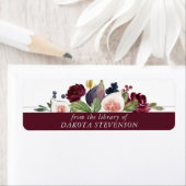 咲くイチジク |フローラ素朴ガーランド図書室 ラベル (インサイチュ)