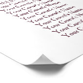 咲くイチジク |ムーディフ素朴ルーツシーティングチャート ポスター (角)