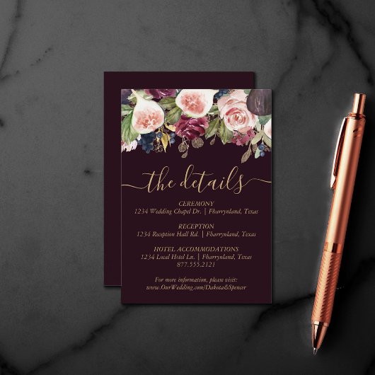 咲くイチジク |ムーディフ素朴ルーツブロッサム詳細 エンクロージャーカード