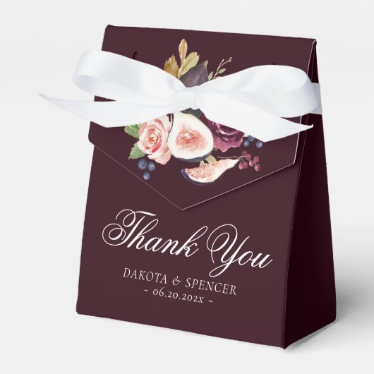 咲くイチジク |ムーディ素朴フローラブーケ フェイバーボックス (正面サイド)