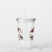 咲くイチジク |ムーディ素朴ブライダルパーティ頼 アクリルタンブラー (左)