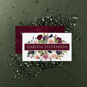 咲くイチジク  水エレガント色フローラブランディング 名刺