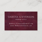 咲くイチジク |水エレガント色フローラブランディング 名刺 (裏面)