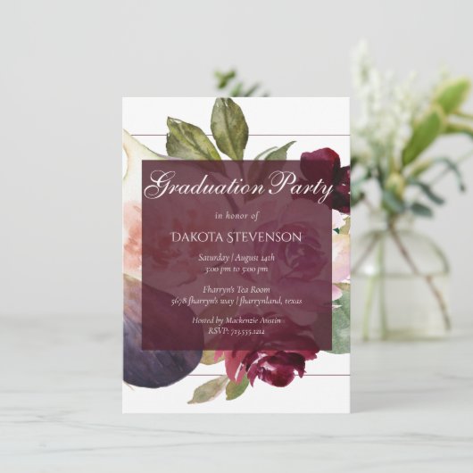 咲くイチジク |素朴フルーツ花咲き卒業 招待状 (スタンド正面)