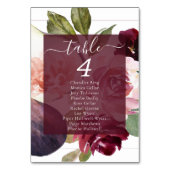 咲くイチジク | Moody 素朴 Blossom Guest Names テーブルナンバー (正面)