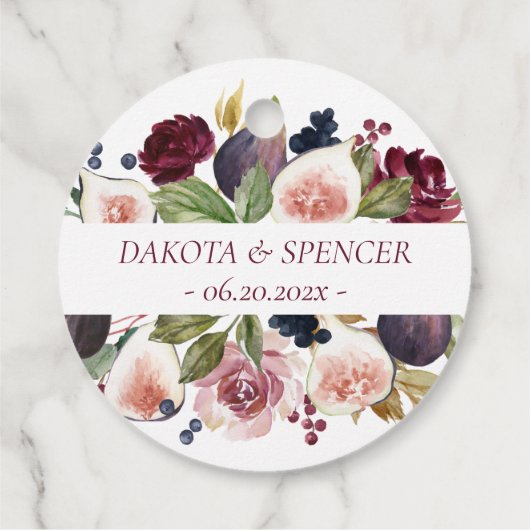 咲くイチジク | Moody 素朴 Love and 感謝してい フェイバータグ (裏面)