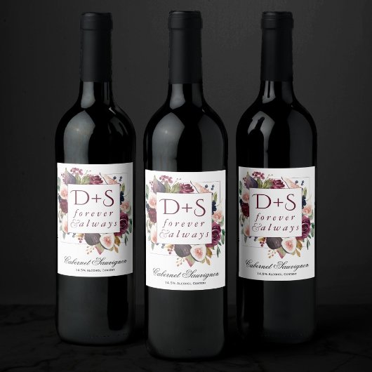 咲くイチジク | Moody 素朴 Monogramリース ワインラベル