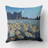 咲くカモミールの畑 クッション (裏面)