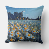 咲くカモミールの畑 クッション (正面)