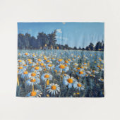 咲くカモミールの畑 タペストリー (正面(横))