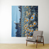 咲くカモミールの畑 タペストリー (インサイチュ)