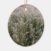 咲くカリフォルニア:コヨーテ・ブッシュ セラミックオーナメント (左)