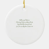 咲くカリフォルニア:コヨーテ・ブッシュ セラミックオーナメント (裏面)