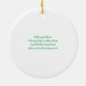 咲くカリフォルニア:コヨーテ・ブッシュ セラミックオーナメント (裏面)