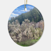 咲くカリフォルニア:咲くカリフォルニアコール セラミックオーナメント (左)