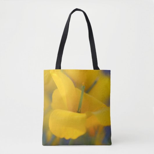 咲くケシ畑 トートバッグ (正面)