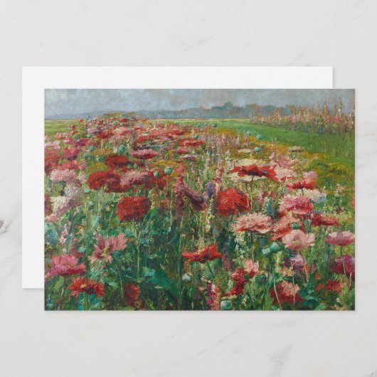 咲くケシ | Olga Wisinger-Florian (正面/裏面)