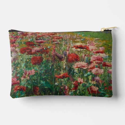 咲くケシ | Olga Wisinger-Florian アクセサリーポーチ (裏面)