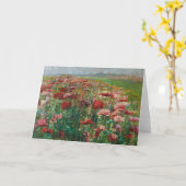 咲くケシ | Olga Wisinger-Florian カード (黄色い花)