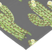 咲くサグアロのサボテンのテーブルのランナー ミディアムテーブルランナー (コーナー)