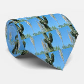 咲くサグアロのサボテン、ユッカ ネクタイ (ロール)