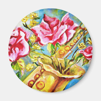 咲くサックス マグネット