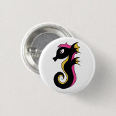 咲くネオンシーホース 缶バッジ (正面&裏面)