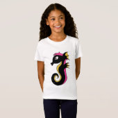 咲くネオンシーホース Tシャツ (正面フル)