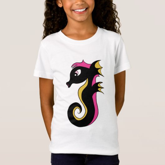 咲くネオンシーホース Tシャツ (正面)