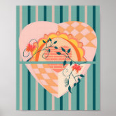 咲くハート ポスター (正面)