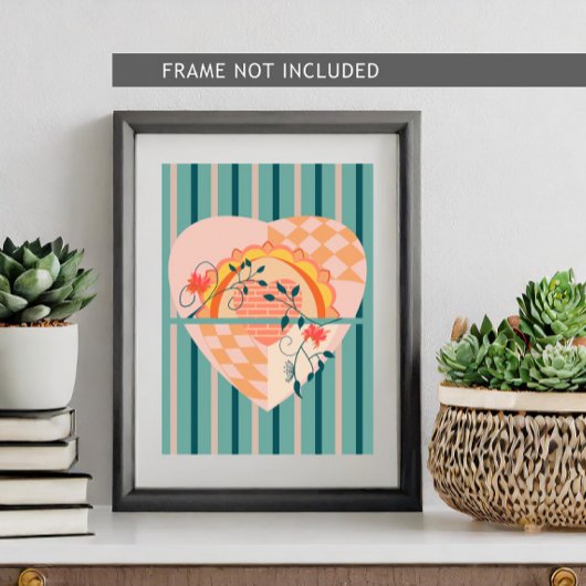 咲くハート ポスター