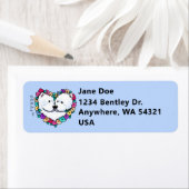 咲くハート ラベル (インサイチュ)