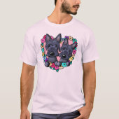 咲くハート Tシャツ (正面)
