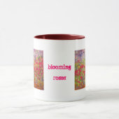 咲くバラ(スローガン) マグカップ (中央)