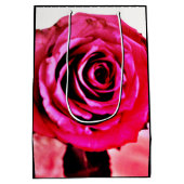 咲くバラ ミディアムペーパーバッグ (裏面)