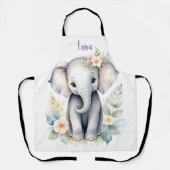 咲くベビー象 エプロン (正面)