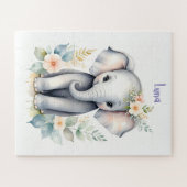 咲くベビー象 ジグソーパズル (横)