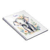咲くベビー象 ノートブック (右側)